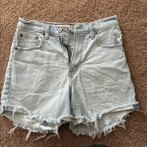 Abercrombie & Fitch Light Blue Jean Shorts